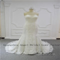 Charming Strapless with Lace Wedding Dress